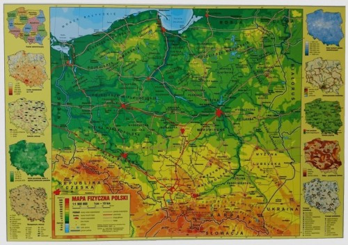 Podkład oklejany Polska fizyczna DERFORM, DERFORM