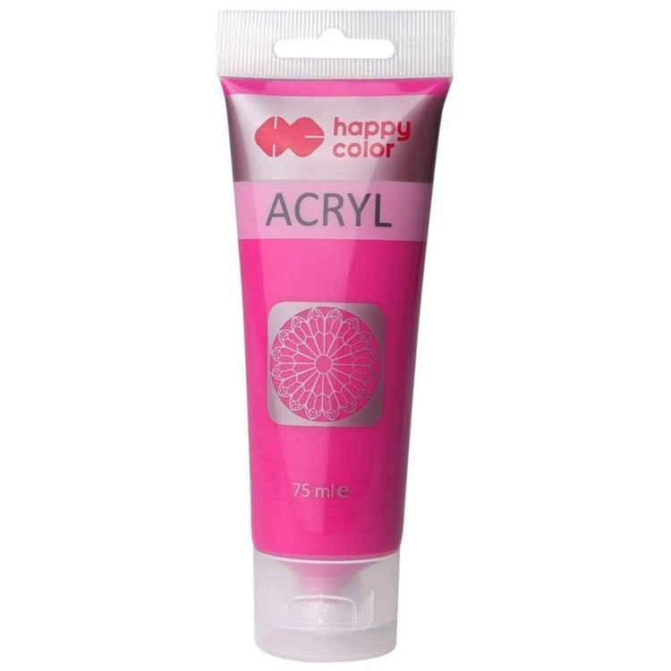 Farba akrylowa 75ml viva magenta HAPPY COLOR, GDD