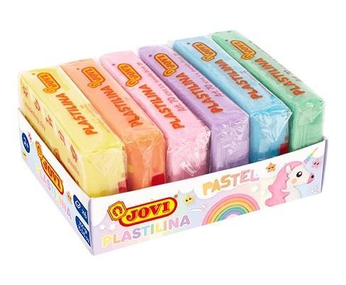 Plastelina 6 kolorów 50gr. pastelowa JOVI, JOVI
