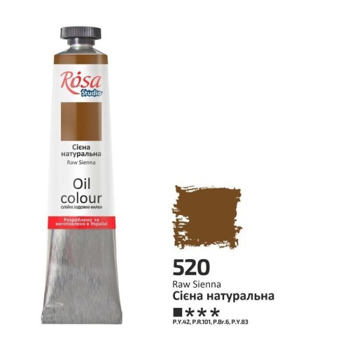 Farba olejna raw sienna 520 45ml, Rosa