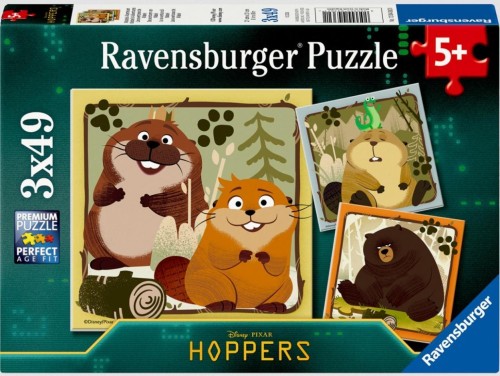 Puzzle 2D 3x49 Hoppers, Ravensburger