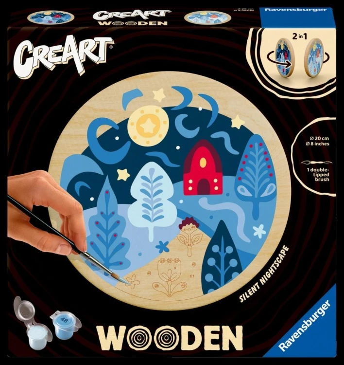 CreArt Wooden Skandynawia Noc, Ravensburger