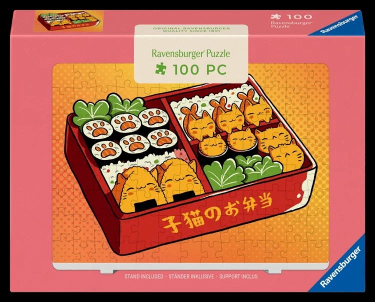 Puzzle 2D 100 Kawaii Cats Bento, Ravensburger
