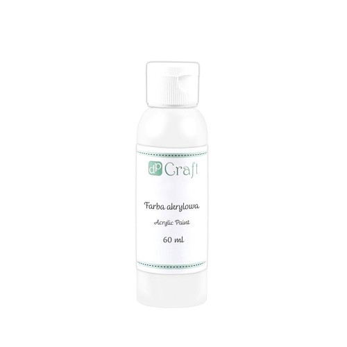 Farba akrylowa biała 60ml, Dalprint