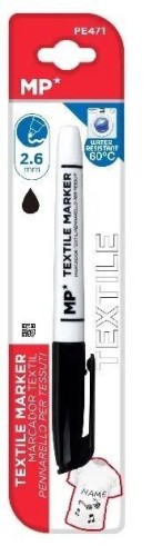 Marker do tkanin 2,6mm czarny, MP Main Paper