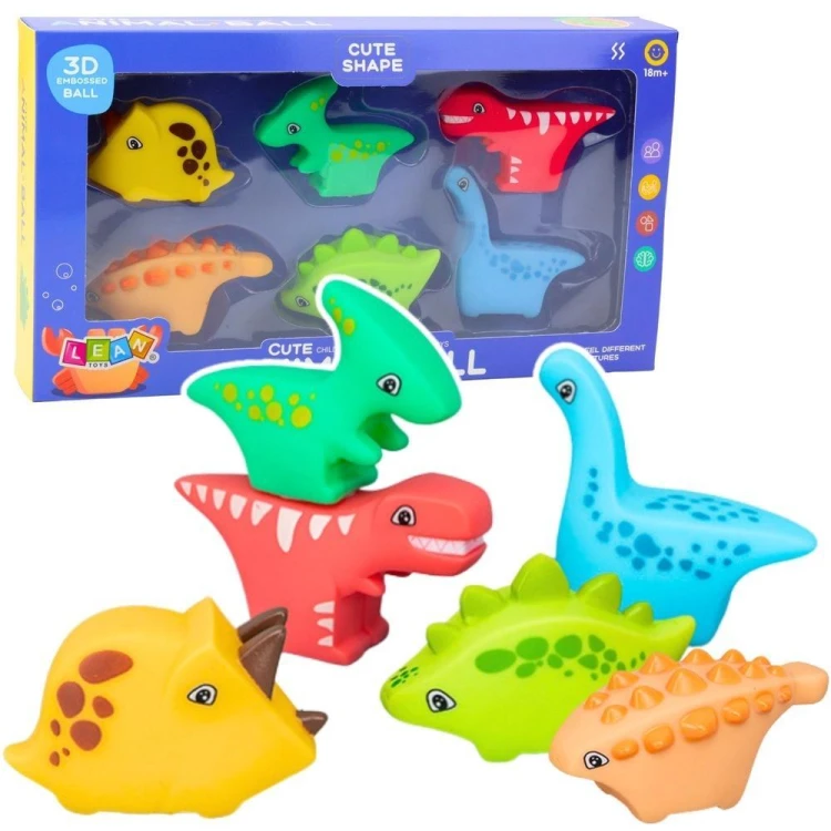 Zestaw zabawek do kąpieli 6szt, Leantoys