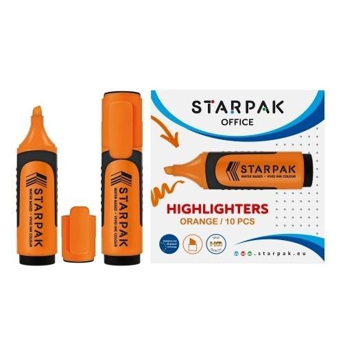Zakreślacz pomarańczowy (10szt), STARPAK