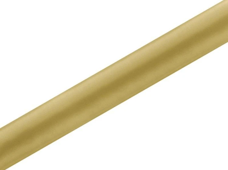 Satyna gładka złoty 0,36x9m