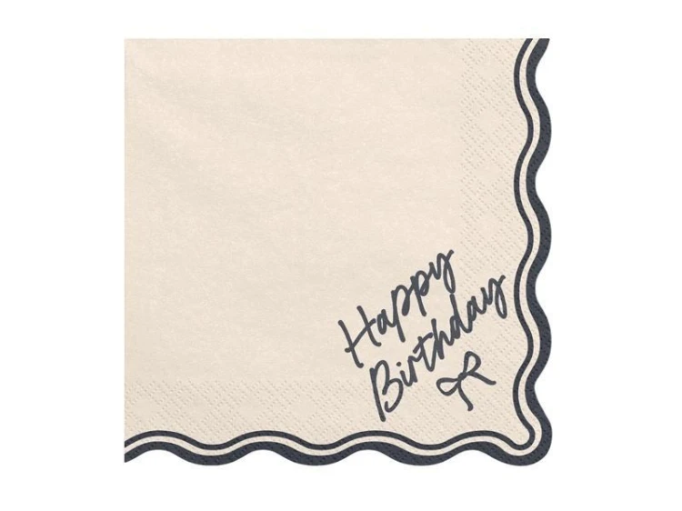 Serwetki Happy Birthday Kokarda 33x33cm 12szt