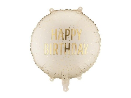 Balon foliowy pastylka Happy Birthday 35x35cm