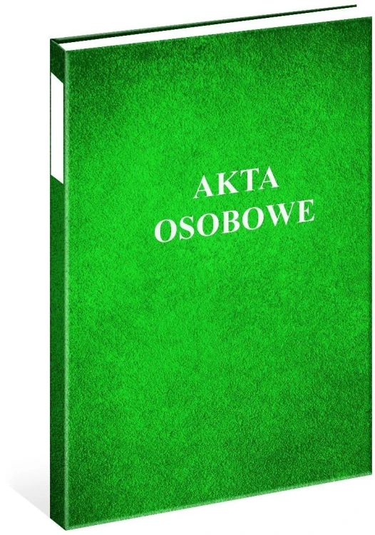 Teczka akt osobowych A4 oklejana zielona (5szt)