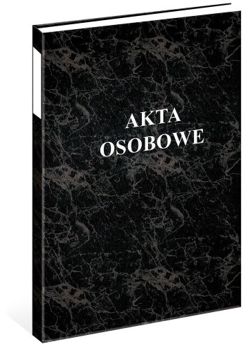 Teczka akt osobowych A4 oklejana czarna (5szt)