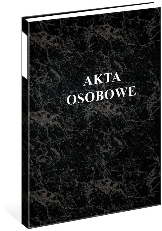 Teczka akt osobowych A4 oklejana czarna (5szt)