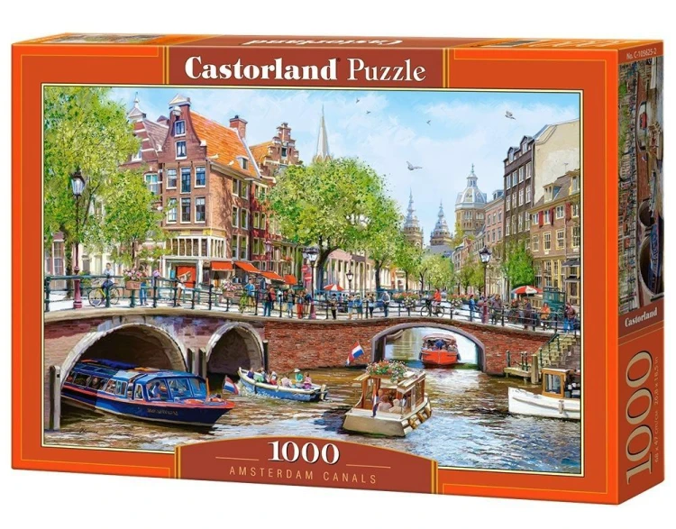 Puzzle 1000 Amsterdam Canals CASTOR, Castorland