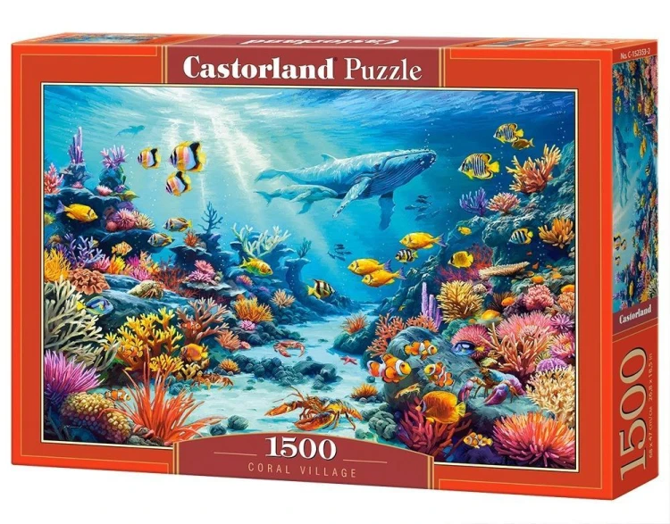 Puzzle 1500 Coral Vilage CASTOR, Castorland