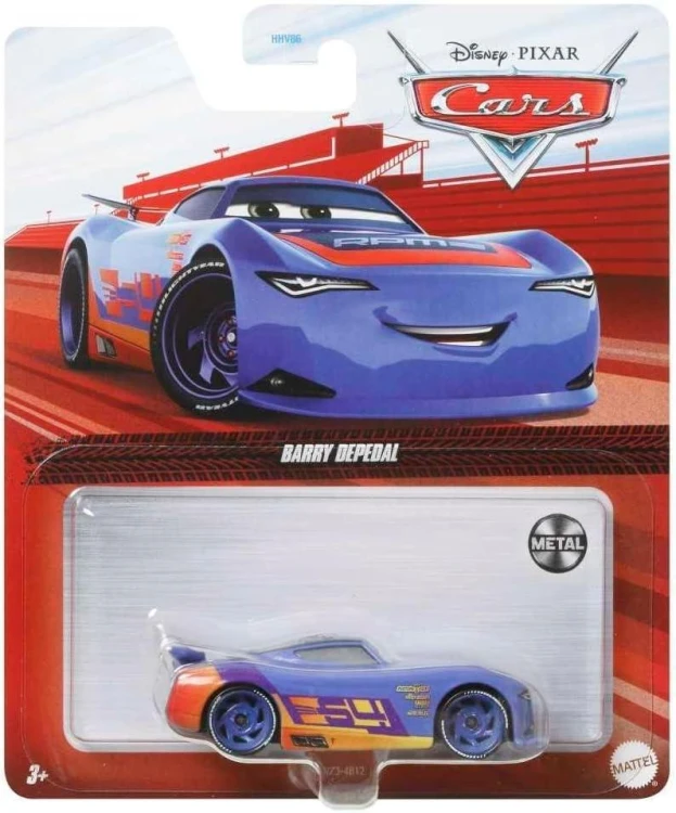 Cars Auta Barry Depedal, Mattel
