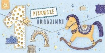 Koperta Roczek Konik niebieski