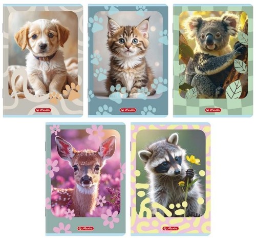 Zeszyt A5/32K linia Animals (10szt) HERLITZ