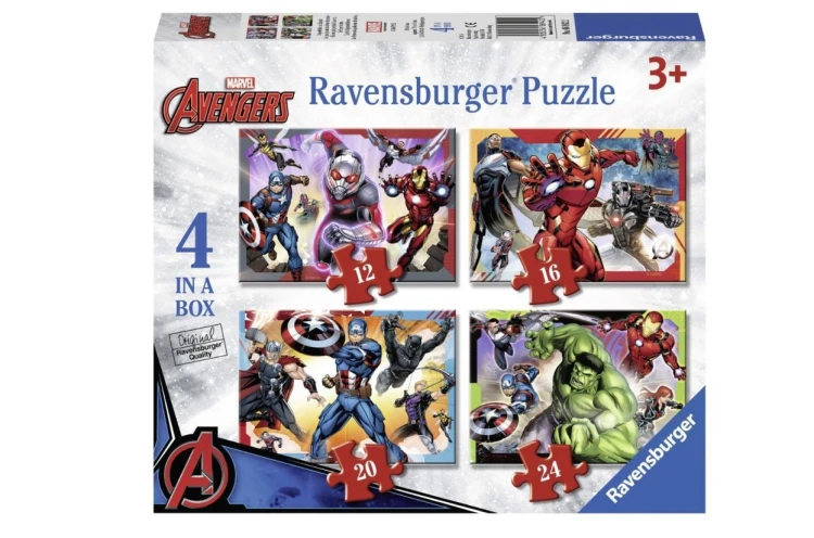 Puzzle 12/16/20/24 Avengers, Ravensburger