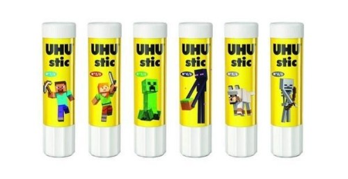 Klej w sztyfcie Minecraft 21g (12szt) UHU, Lambo