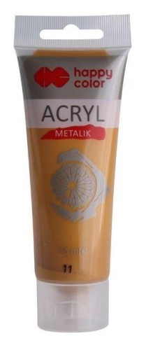 Farba akrylowa 75ml złota HAPPY COLOR, GDD