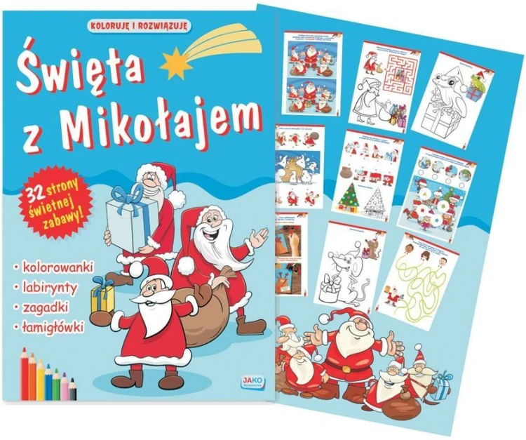 Święta z Mikołajem, praca zbiorowa