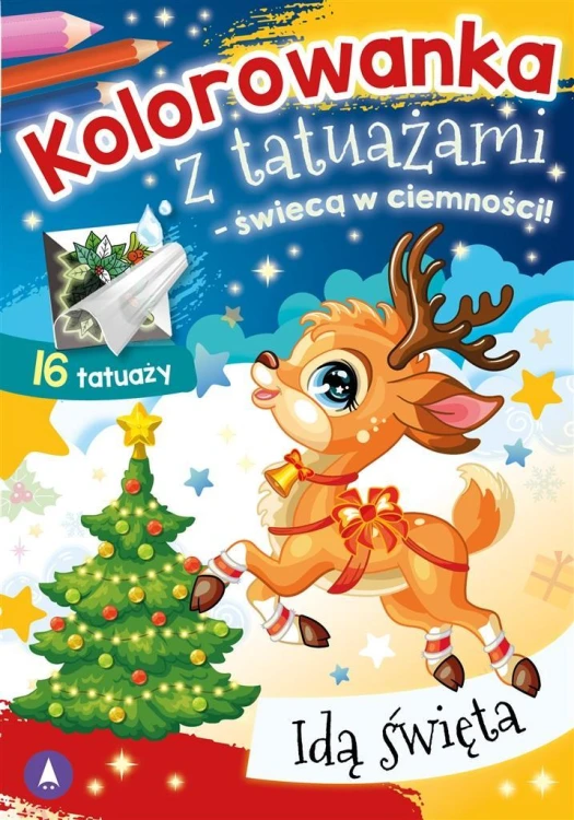 Kolorowanka z tatuażami Idą święta, praca zbiorowa