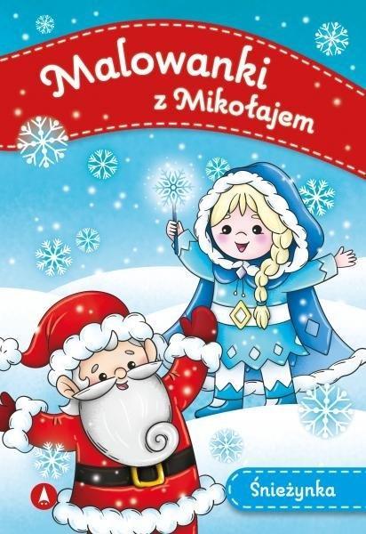 Malowanki z Mikołajem. Śnieżynka, praca zbiorowa