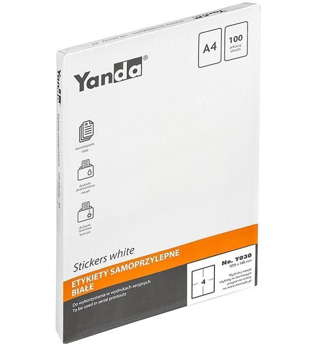 Etykiety samoprzylepne NO.Y030 YANDA, Yanda