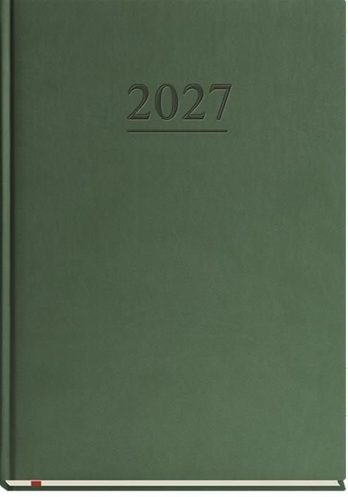 Terminarz 2027 A4 tygodniowy uniwersalny zieleń