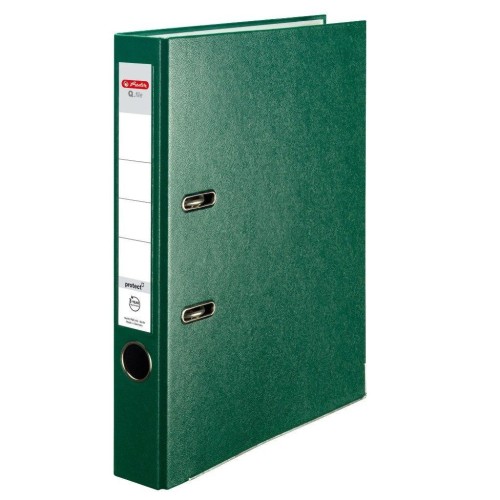 Segregator A4 5cm PP zielony Q file, HERLITZ