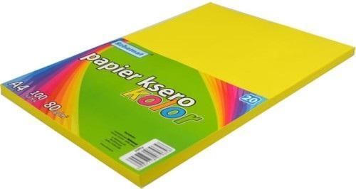 Papier ksero A4/100K żółty, Schemat
