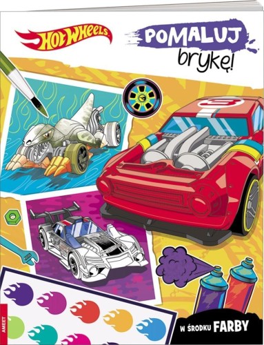 Hot Wheels. Pomaluj brykę!, praca zbiorowa