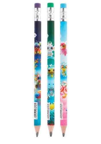 Ołówek do nauki pisania 2B (12szt) HAPPY COLOR