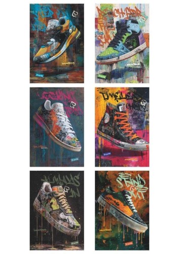 Zeszyt A5/60K kratka Sneakers (10szt) MAR MAR
