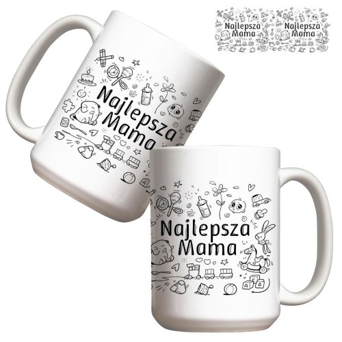 Kubek - Najlepsza Mama 440ml, Molom