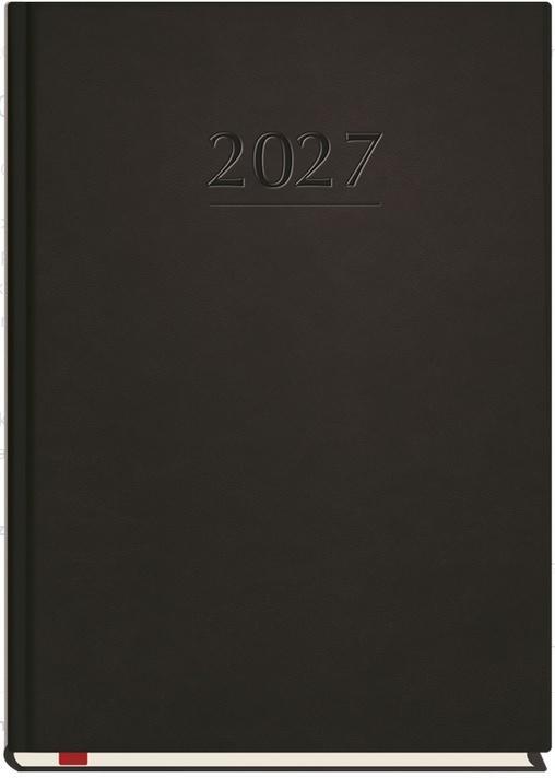 Terminarz 2027 A5 tygodniowy Popularny czarny