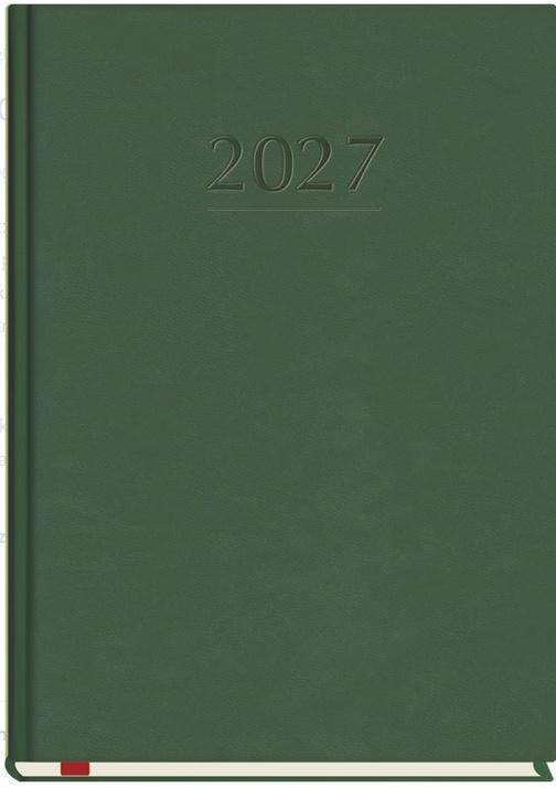 Terminarz 2027 A5 tygodniowy Popularny zieleń