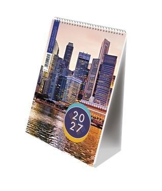 Kalendarz 2027 pionowy ze spiralką