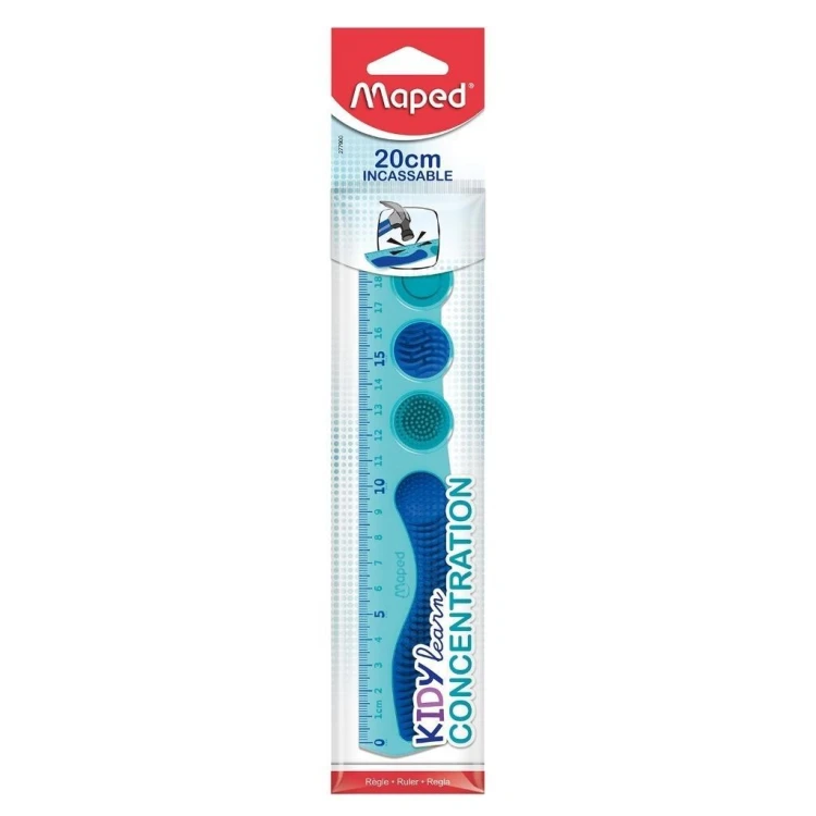 Linijka KidyLearn Concentration 20cm MAPED, Maped