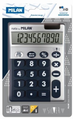 Kalkulator 10 poz. Silver MILAN, MILAN