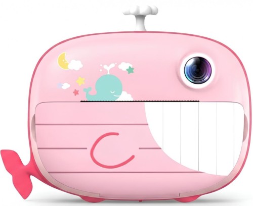 Aparat z drukarką termiczną + karta 32GB, pink