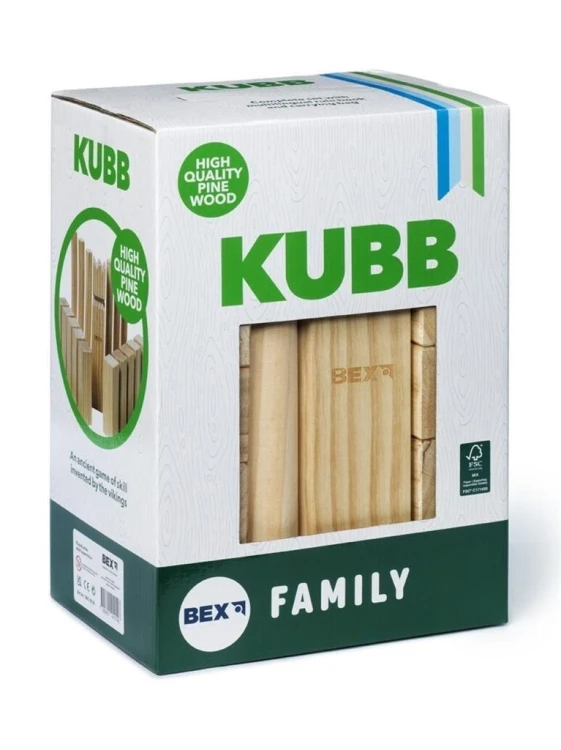 Gra plenerowa Kubb Family Certyfikat FSC, Tactic