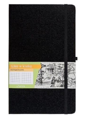 Notes A6 kratka Romantyzm czarny, Antra