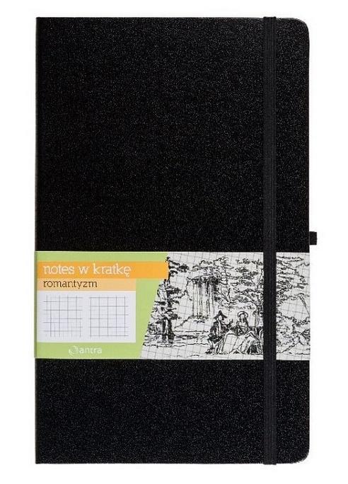 Notes A6 kratka Romantyzm czarny, Antra