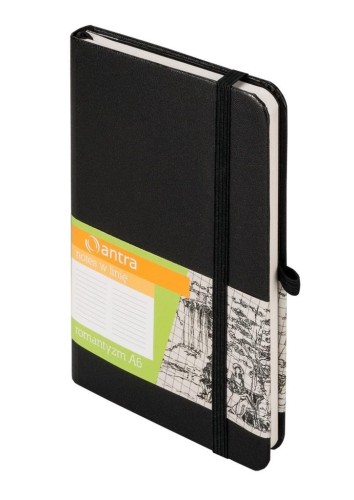 Notes A6 Linia Romantyzm Czarny, Antra