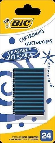 Naboje do piór niebieskie 24 sztuki BIC, BIC