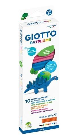 Plastelina Patplume 10szt GIOTTO, Giotto