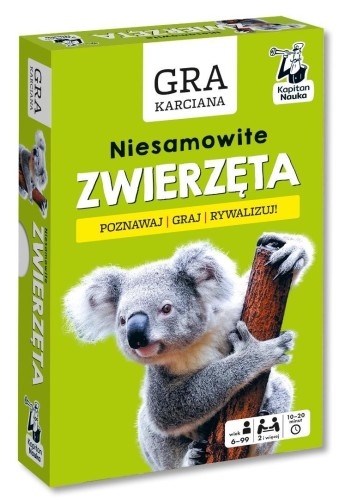 Kapitan Nauka. Niesamowite zwierzęta. Gra karciana