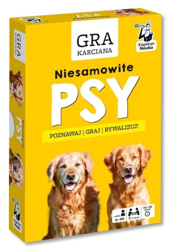 Kapitan Nauka. Niesamowite psy. Gra karciana
